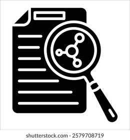 Research Paper Icon Element For Design