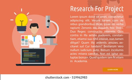 Research For Project Conceptual Banner