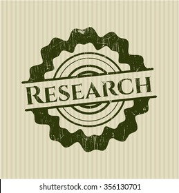 Research rubber grunge texture stamp