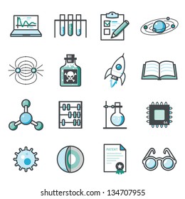 Research and Science  Harmony series icons.