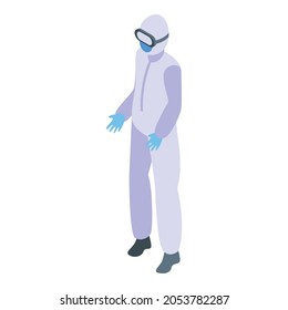 Research scientist icon. Isometric of Research scientist vector icon for web design isolated on white background