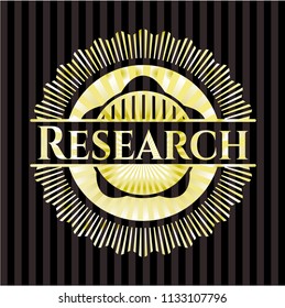 Research shiny badge