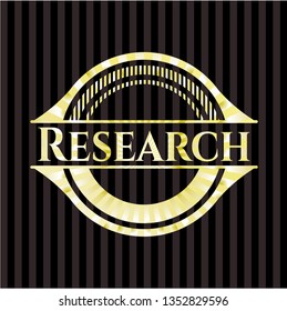 Research shiny badge