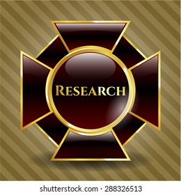 Research shiny badge