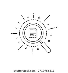 Illustration der Forschungskompetenz, Vektorsymbol für Lernerziehung, Wissensentwicklung