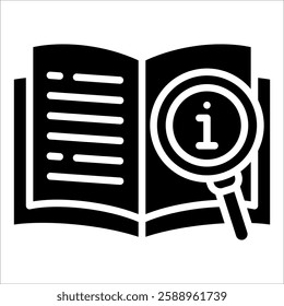 Research Skills Icon Element For Design