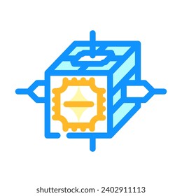research team space exploration color icon vector. research team space exploration sign. isolated symbol illustration
