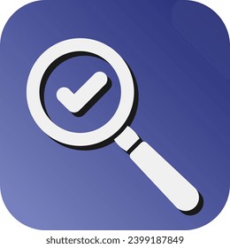 Research Vector Glyph Gradient Background Icon For Personal And Commercial Use.

