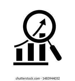 
Research Vector Icon. Analyze Business Illustration Symbol. Market Sign Or Logo.