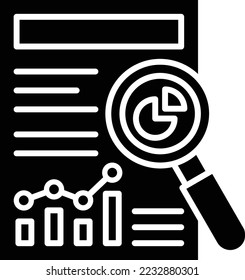 Icono de vector de investigación. Se puede usar para imprimir, móviles y aplicaciones web.