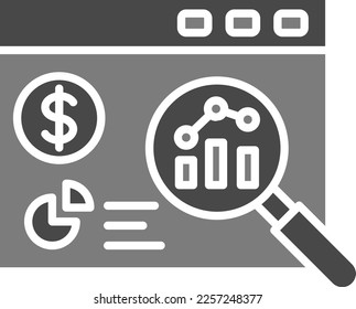 Research vector icon. Can be used for printing, mobile and web applications.