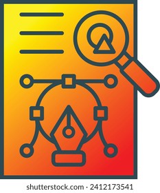 Research vector icon. Can be used for printing, mobile and web applications.