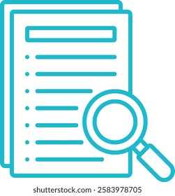 Research vector icon. Can be used for printing, mobile and web applications.