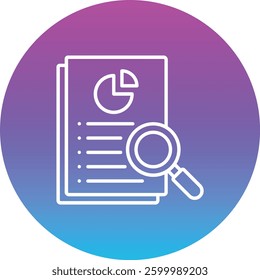 Research vector icon. Can be used for printing, mobile and web applications.