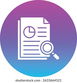 Research vector icon. Can be used for printing, mobile and web applications.