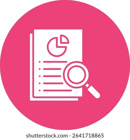 Research vector icon. Can be used for printing, mobile and web applications.