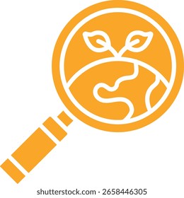 Icono de Vector de investigación. Se puede utilizar para aplicaciones de impresión, móviles y de Web.