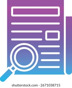 Research vector icon. Can be used for printing, mobile and web applications.