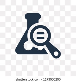 Research vector icon isolated on transparent background, Research transparency concept can be used web and mobile