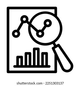 Research Vector Line Icon Design