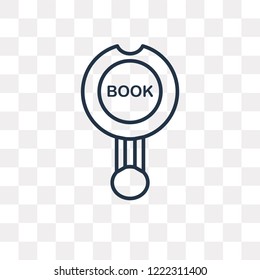 Research vector outline icon isolated on transparent background, high quality linear Research transparency concept can be used web and mobile