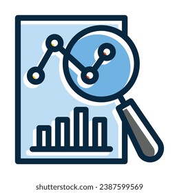 Research Vector Thick Line Filled Dark Colors Icons For Personal And Commercial Use.
