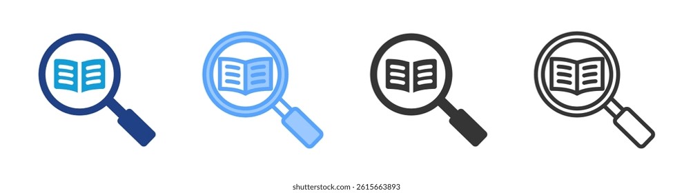Researched icon set multiple style collection