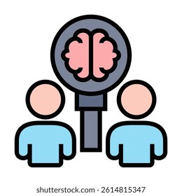 Researcher Icon Element For Design