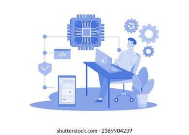Forscher entwickeln fortschrittliche AI-Algorithmen.