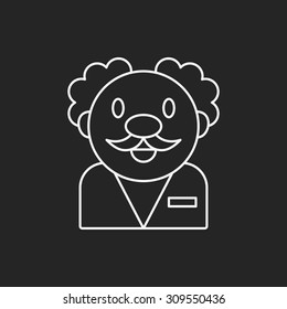 Researchers line icon