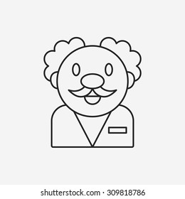 Researchers line icon