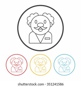 Researchers line icon