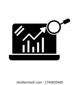 researching  icon or logo isolated sign symbol vector illustration - high quality black style vector icons
