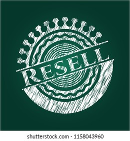 Resell chalkboard emblem