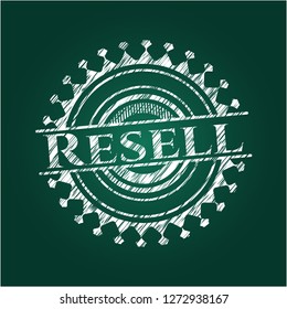 Resell chalkboard emblem