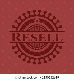 Resell red icon or emblem