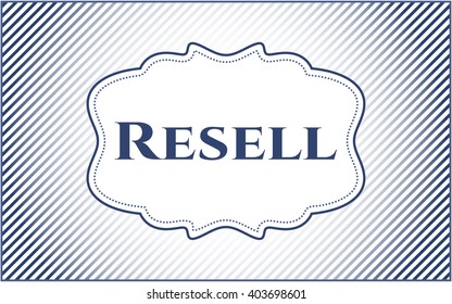 Resell vintage style card or poster