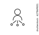 Reseller line icon, outline vector sign, linear style pictogram isolated on white. Symbol, logo illustration. Editable stroke. Pixel perfect