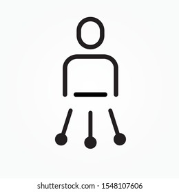 reseller single icon. sellers icon. symbol, logo illustration for web and app