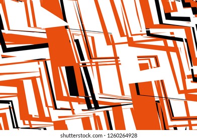 Resembles a complicated structure Grunge pattern. Abstract design. geometric coloured background. Vector illustration