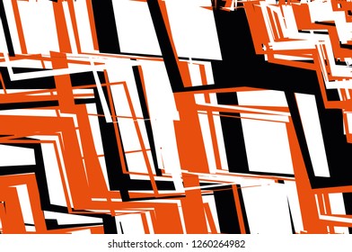 Resembles a complicated structure Grunge pattern. Abstract design. geometric coloured background. Vector illustration