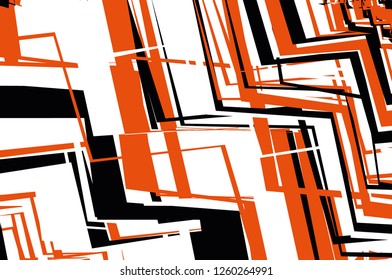 Resembles a complicated structure Grunge pattern. Abstract design. geometric coloured background. Vector illustration