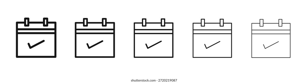 Reservation icon design, logo, app, UI. Vector illustration, EPS