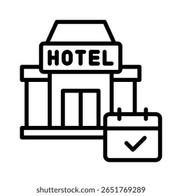 Reservation Icon Element For Design