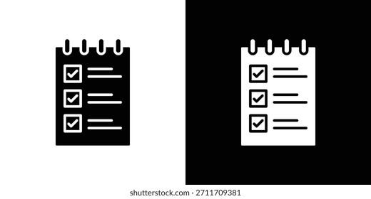 Reservation icon Set collection. Vector silhouette.