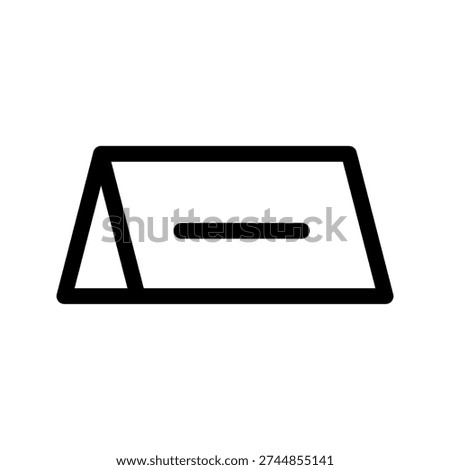 Reservation Icon Vector Symbol Design Illustration