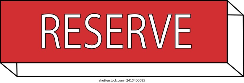 reservation poster ideal for website reservations reservation sign