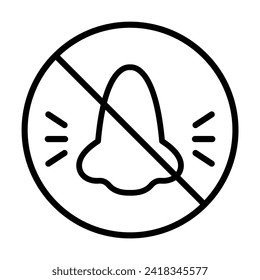 with reserve,
stink, odor, smell, nose, aroma, noses, healthcare and medical icon