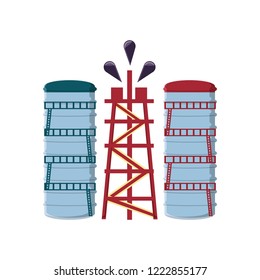 reserve tanks in industry oil