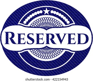 Reserviert jean hintergrund